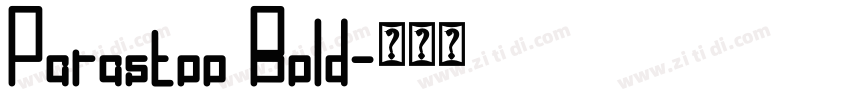 Parastoo Bold字体转换
